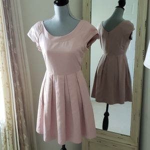 Blush dress / light pink dress
